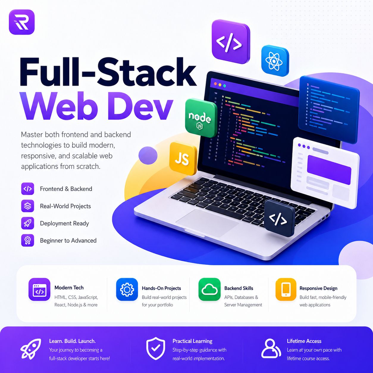 Full-Stack Web Dev course image